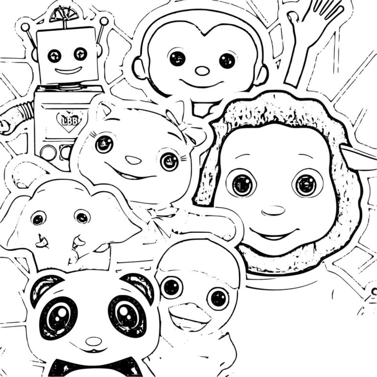 Little Baby Bum Coloring Pages | Print and Color for Kids