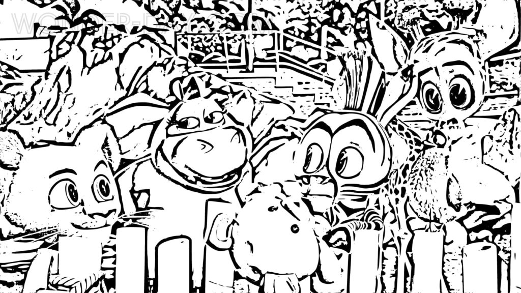 Madagascar A Little Wild coloring pages