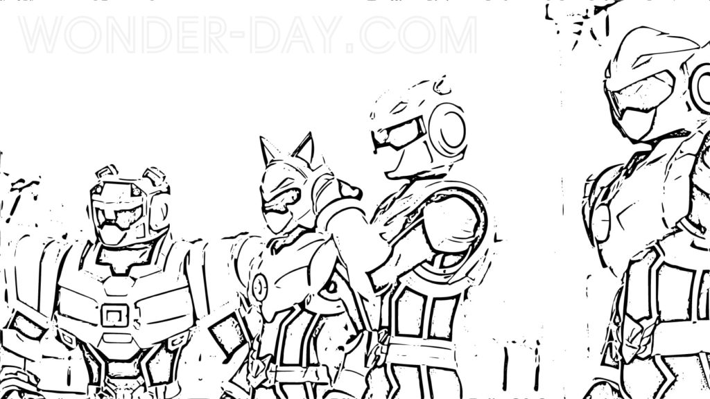 Mini Force coloring page