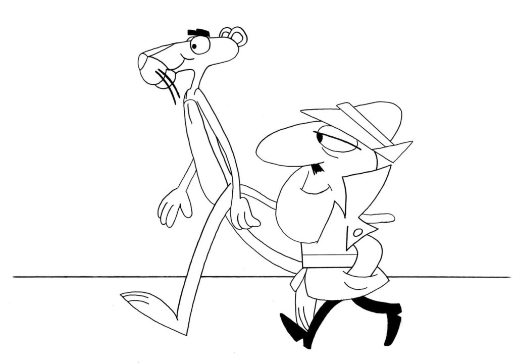 pink panther and detective