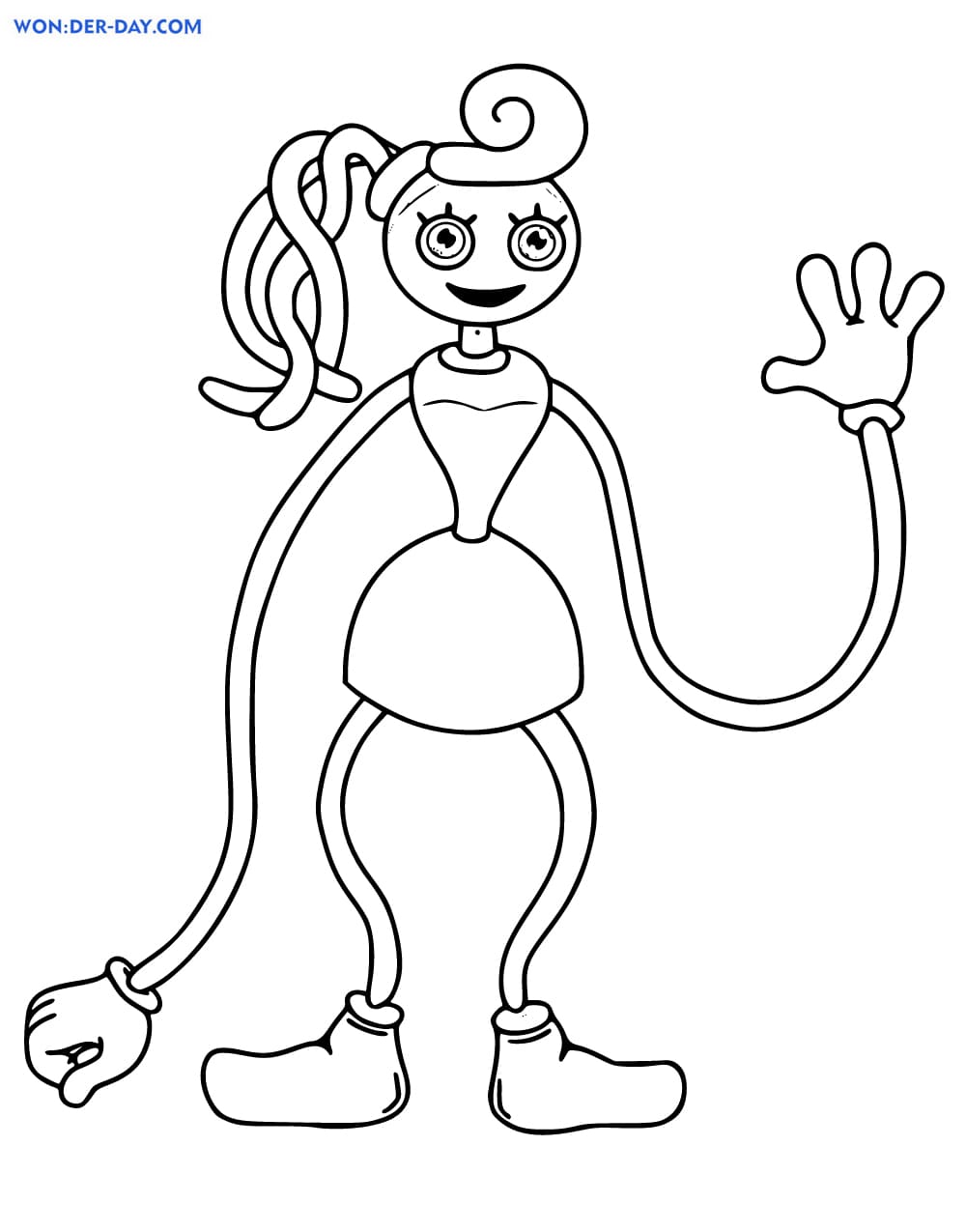 Poppy Playtime coloring pages, Free coloring pages