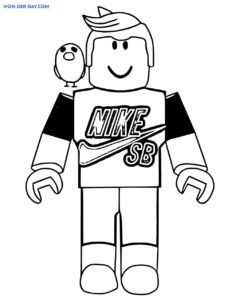 Coloring Pages Roblox. Print For Free