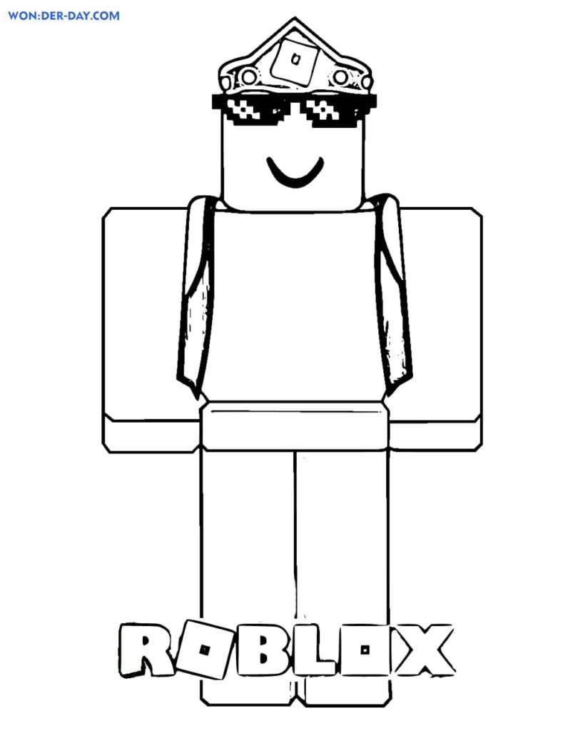 Desenhos para colorir de Roblox