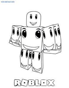 Coloring Pages Roblox. Print For Free