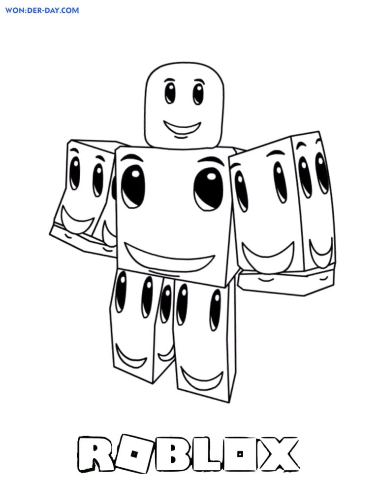 Coloring Pages Roblox. Print for free