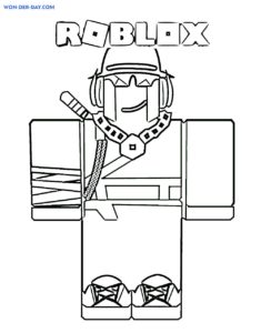 Coloring Pages Roblox. Print for free