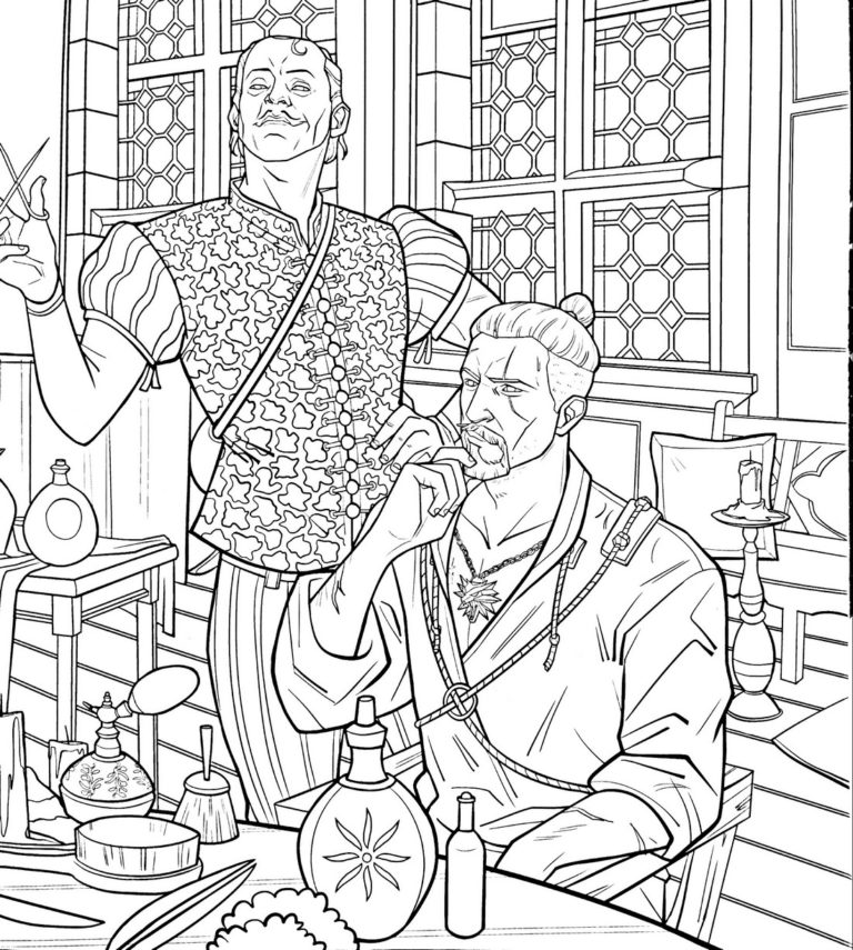 Witcher Coloring Pages Printable Coloring Pages