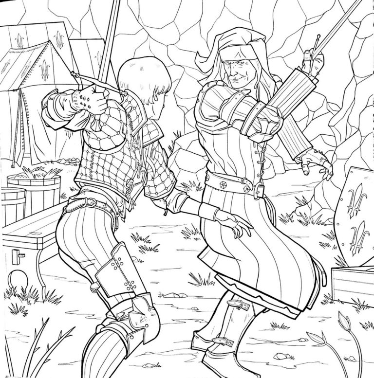Witcher Coloring Pages | Printable Coloring Pages