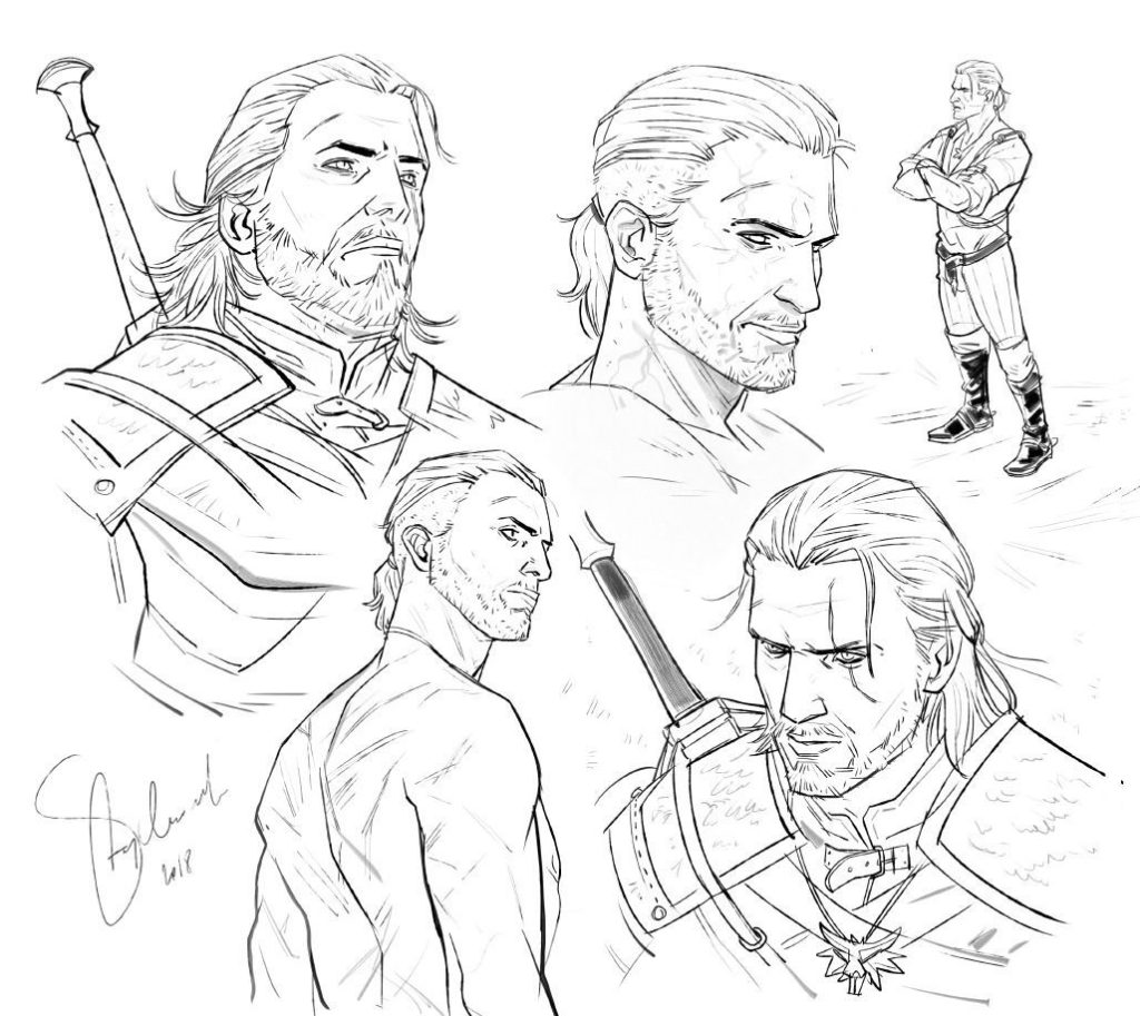 Sketch Geralt