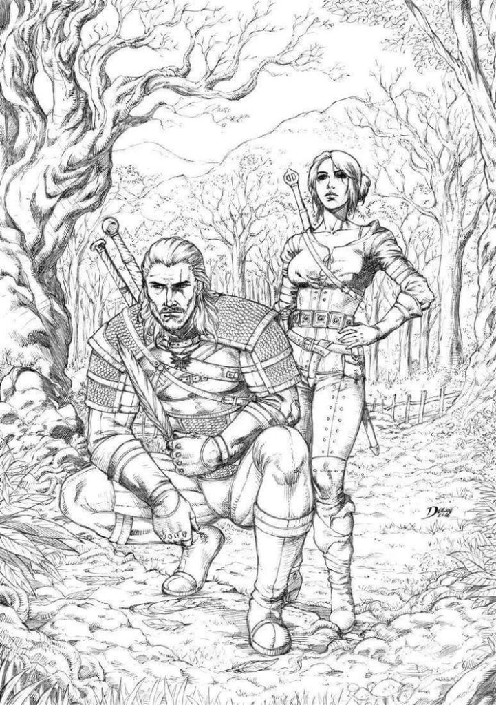 Geralt y Ciri