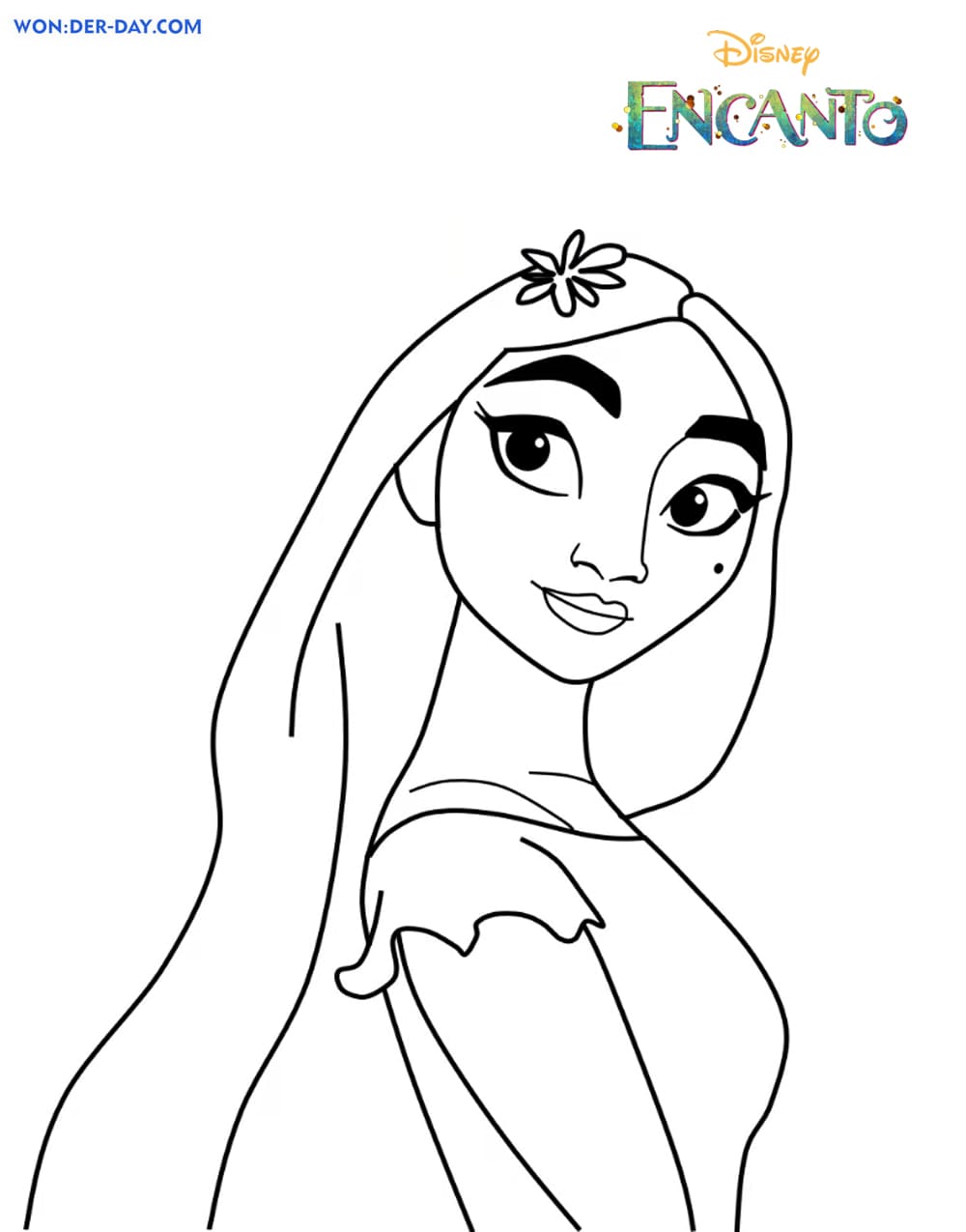 Encanto Coloring Pages   Printable Coloring Pages