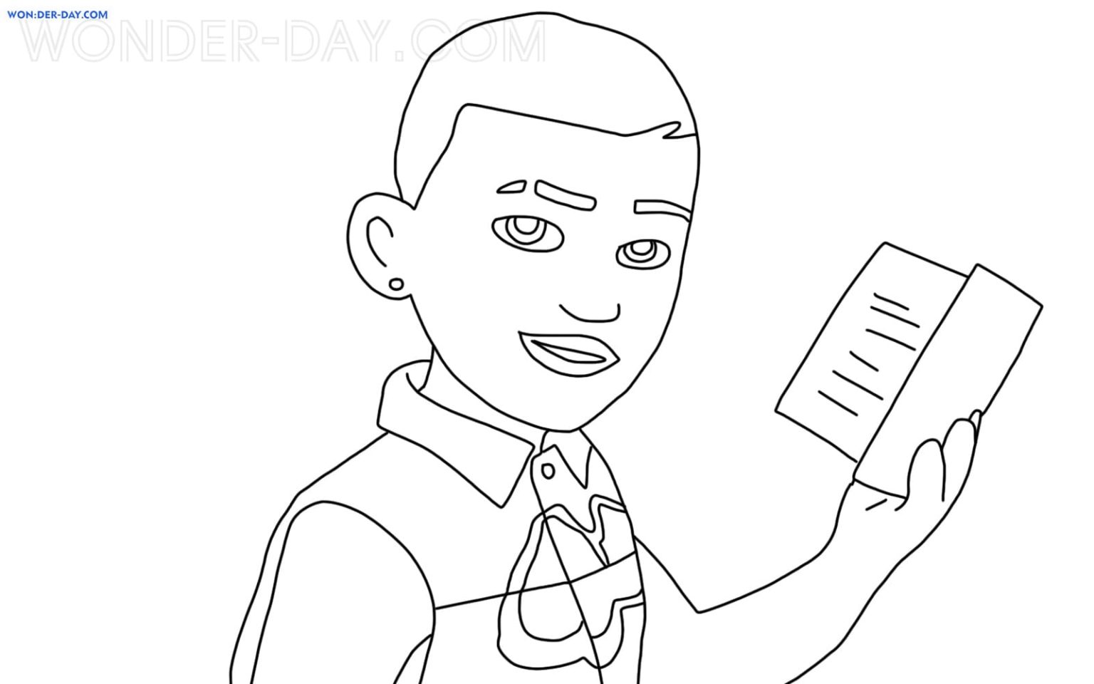 4 Town Turning Red coloring pages | WONDER DAY — Coloring pages for ...