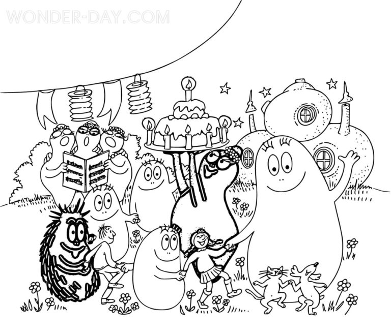 Barbapapa Coloring Pages | 40 Printable Coloring Pages