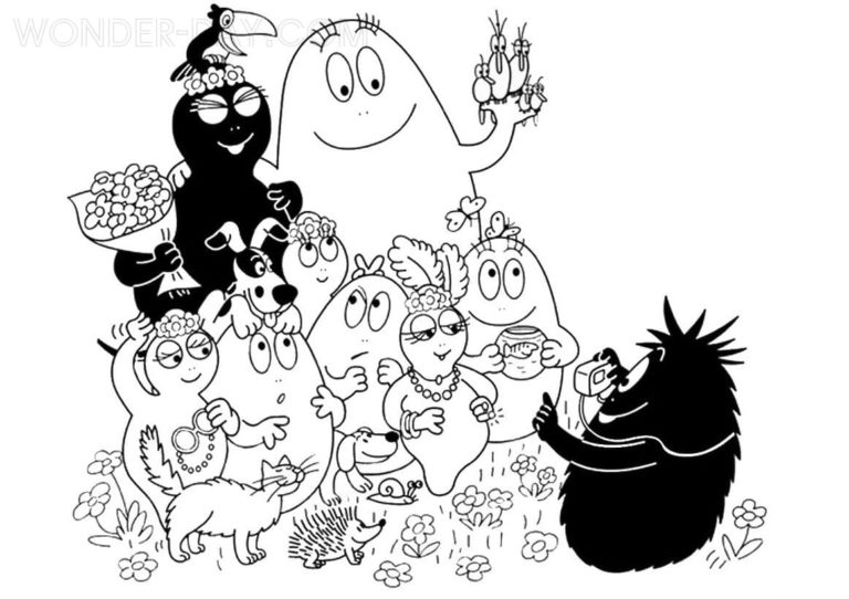 Barbapapa Coloring Pages | 40 Printable Coloring Pages