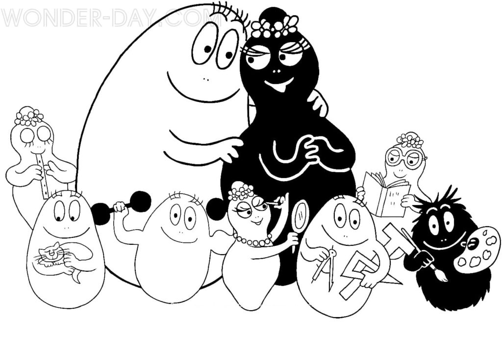 Barbapapa and other characters