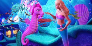 Dibujos de Barbie Sirena Para Colorear
