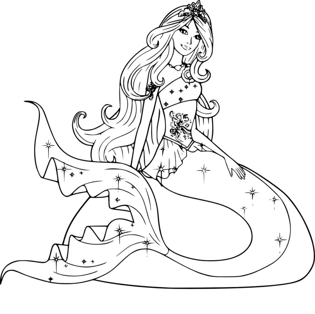 Принцесса Барби русалка