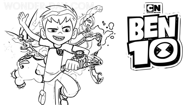 Ben 10 Coloring Pages | Free Coloring Pages for Kids