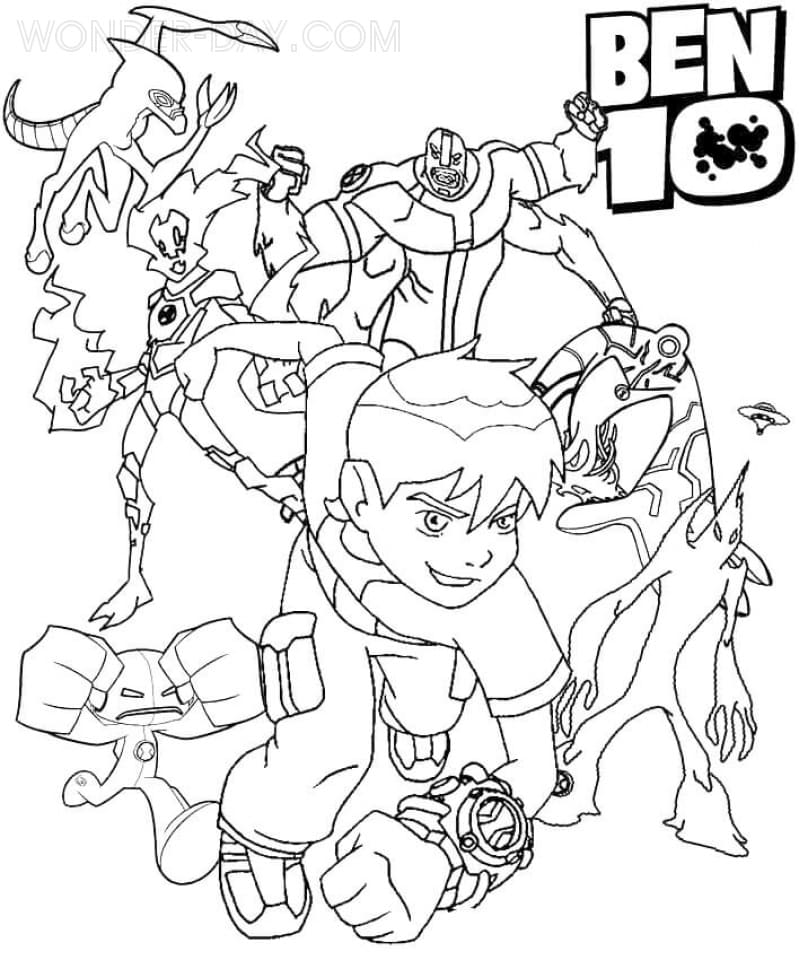 Ben 10 and monsters