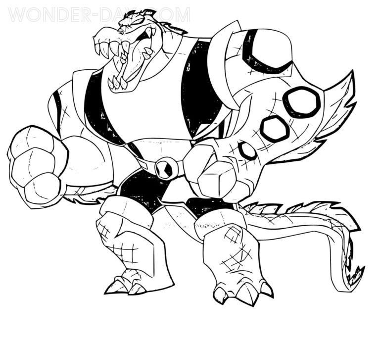 Ben 10 Coloring Pages | Free Coloring Pages for Kids