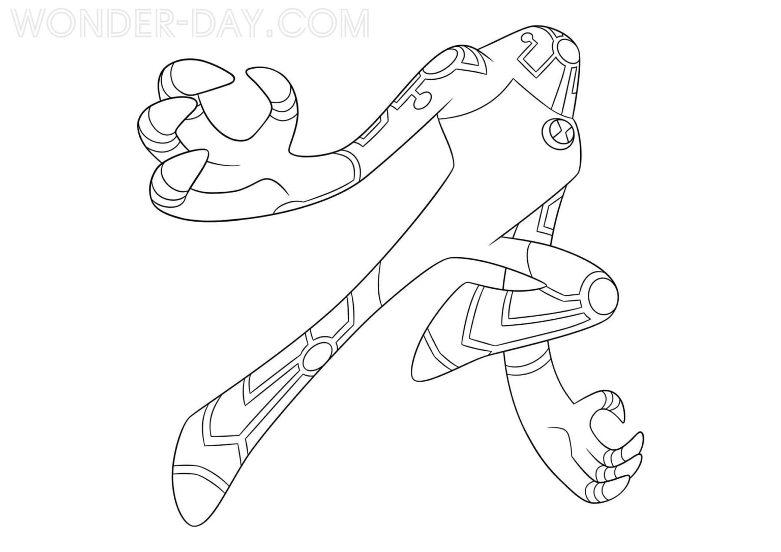 Ben 10 Coloring Pages | Free Coloring Pages for Kids