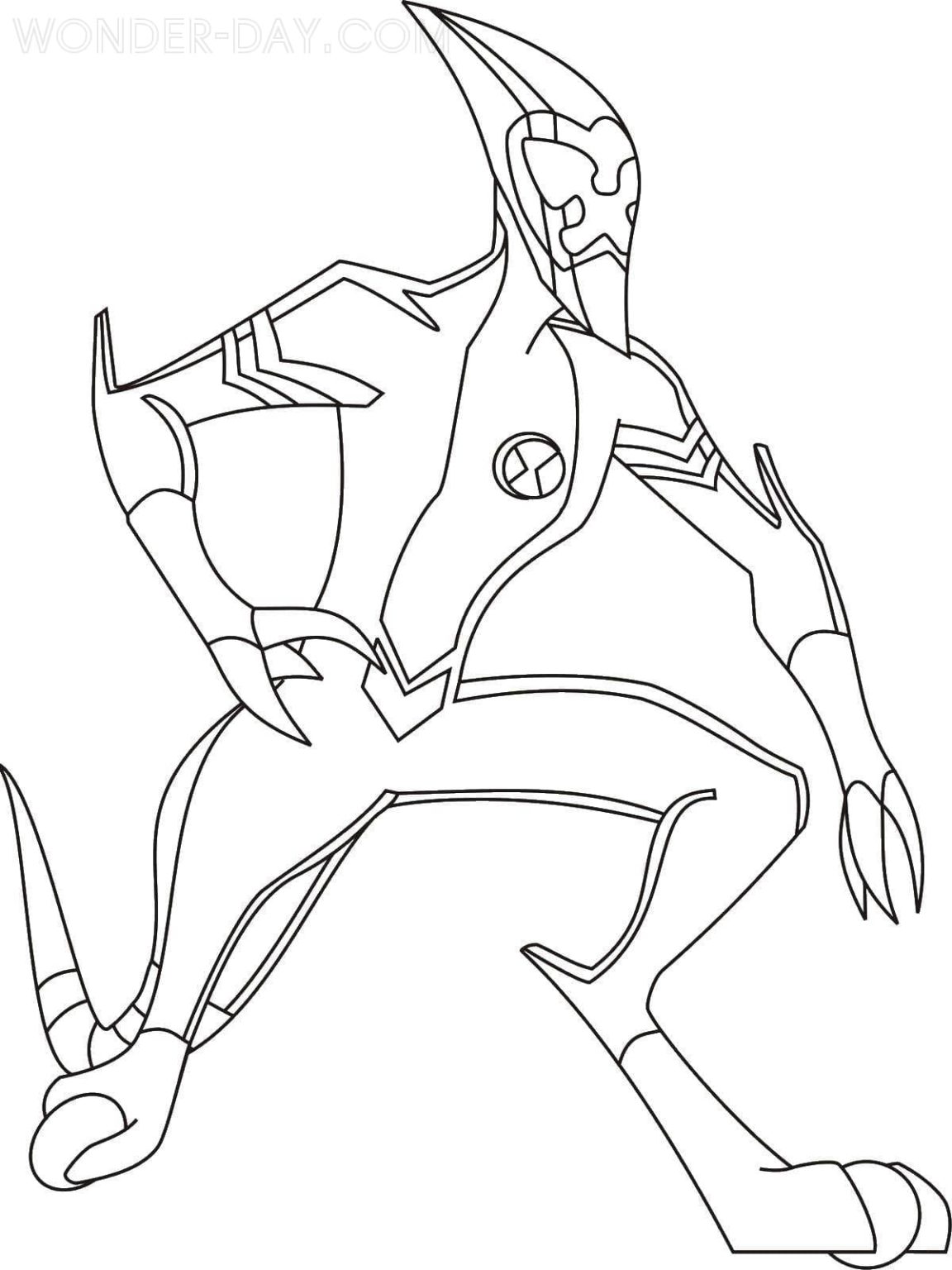 Ben 10 Coloring Pages | Free Coloring Pages for Kids