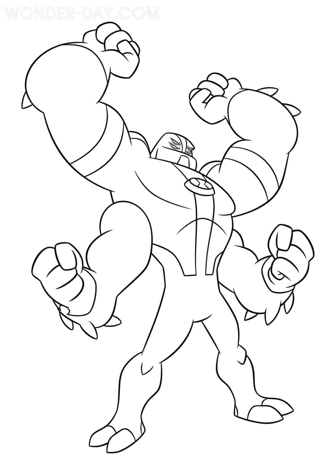 Ben 10 Coloring Pages 