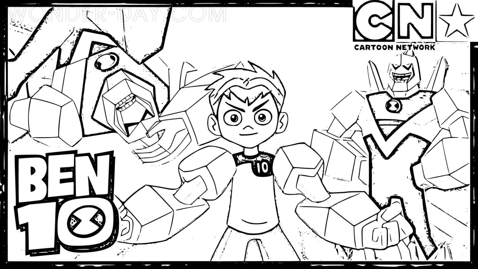 Ben 10 Coloring Pages | Free Coloring Pages for Kids