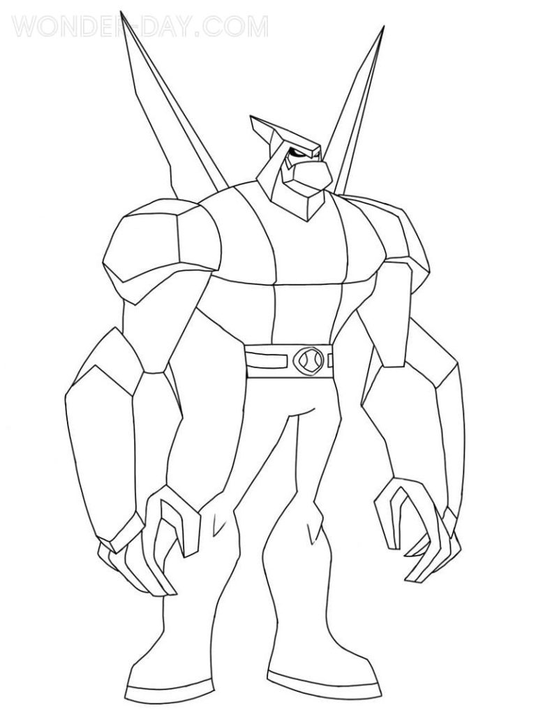 Ben 10 Coloring Pages | Free Coloring Pages for Kids