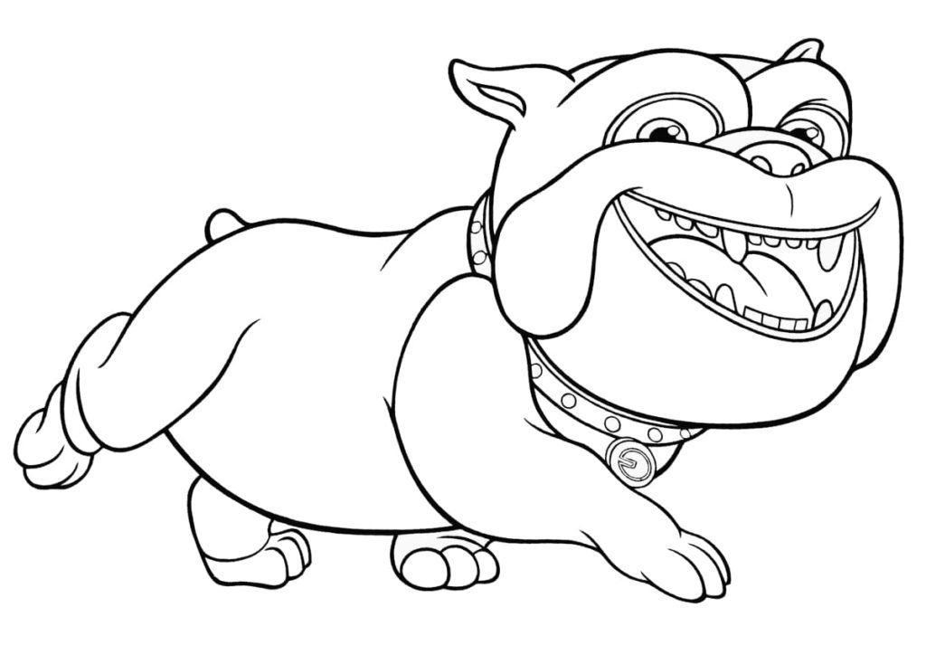 Dibujos de Bulldog para colorear