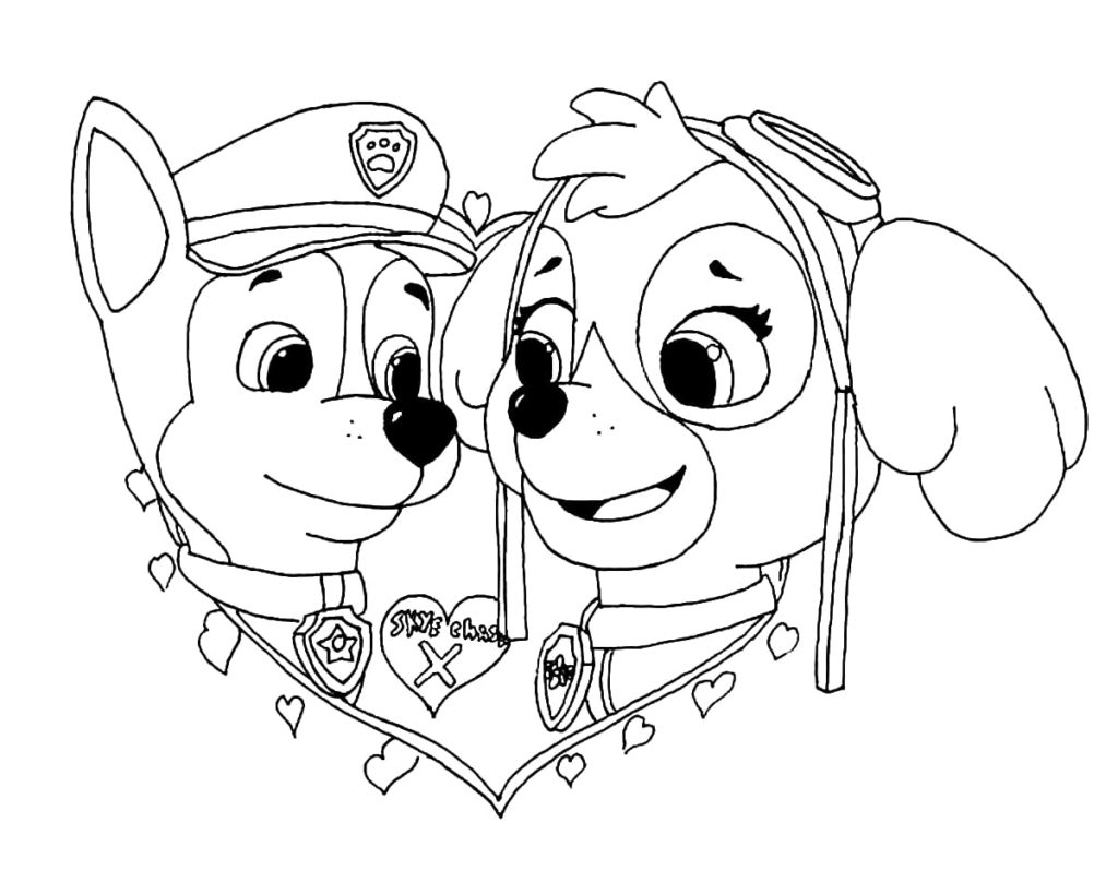 Paw Patrol Chase and Skye