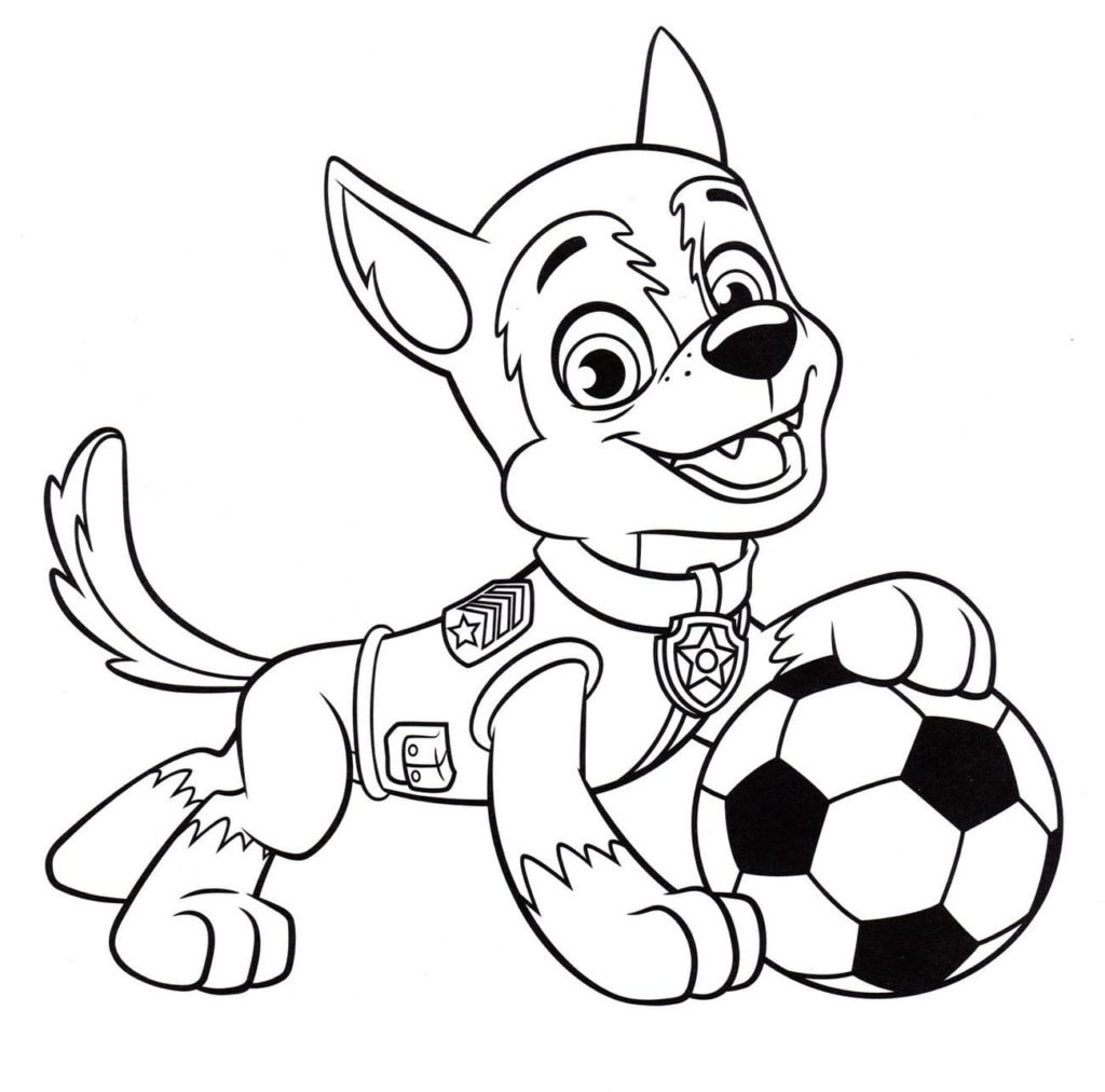 Chase with a soccer ball