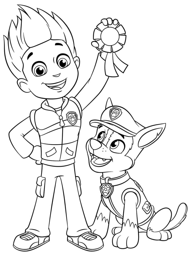 Chase Paw Patrol Coloring Pages | WONDER DAY — Coloring pages for ...