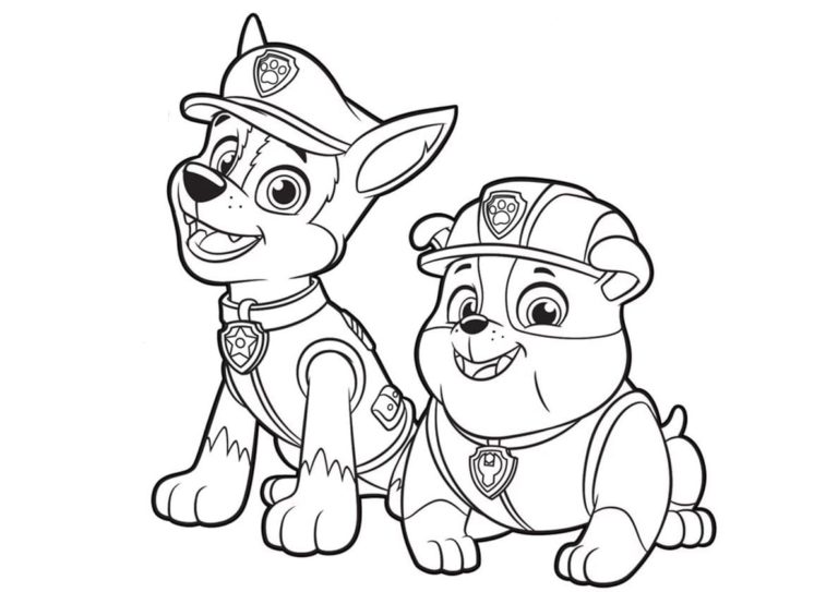 Chase Paw Patrol Coloring Pages | WONDER DAY — Coloring pages for ...