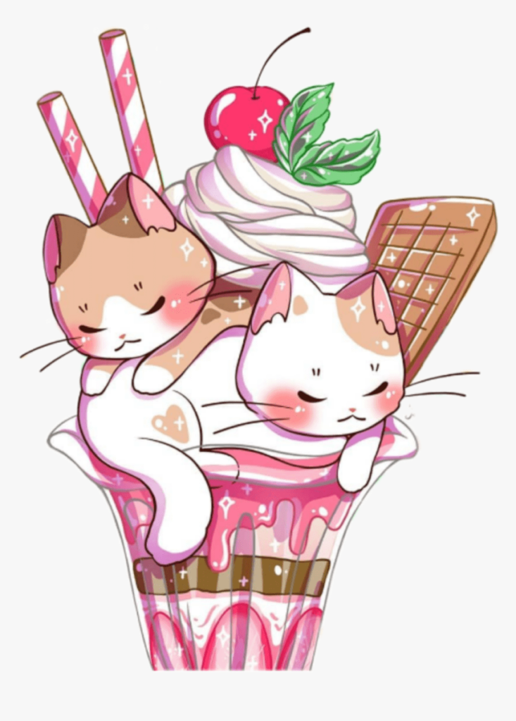 sorvete de gatinhos