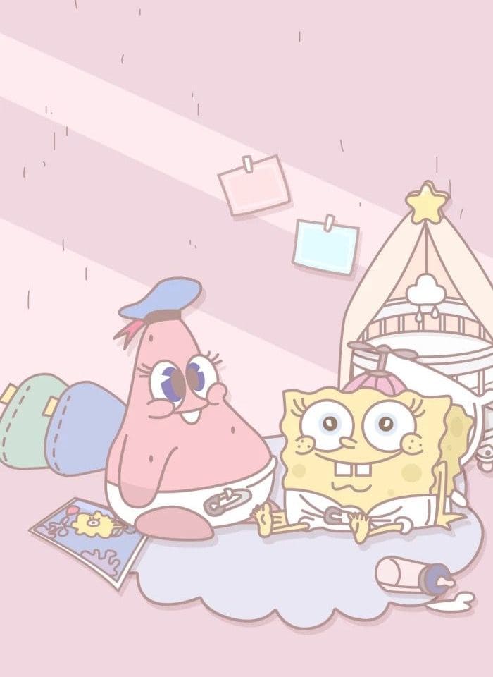Der kleine SpongeBob und Patrick