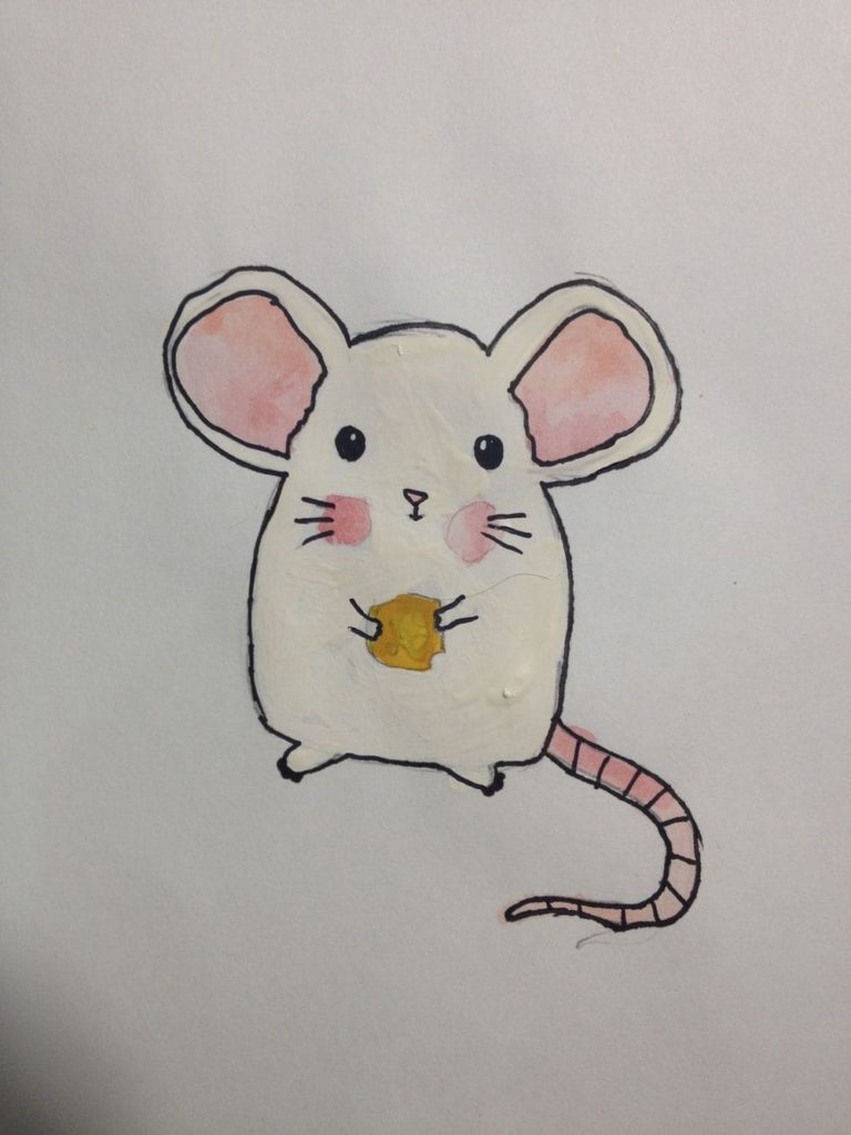 ratón con queso