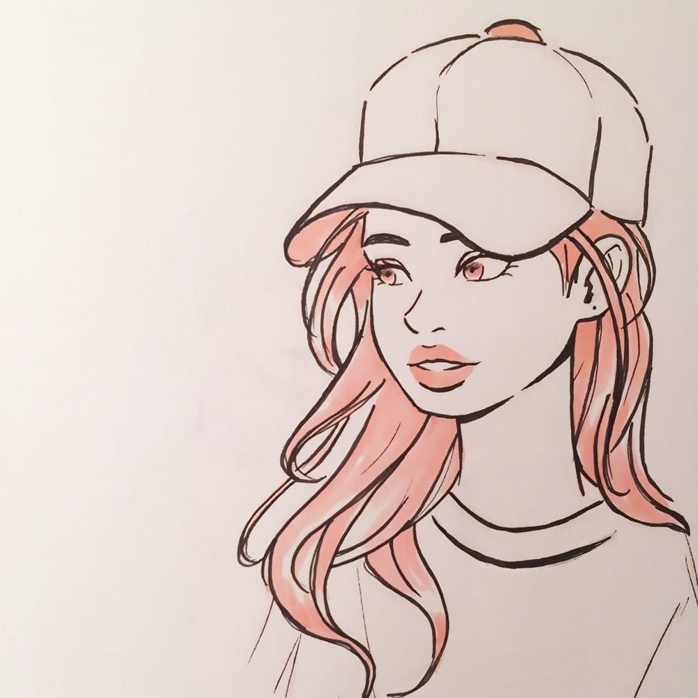 Girl in a cap