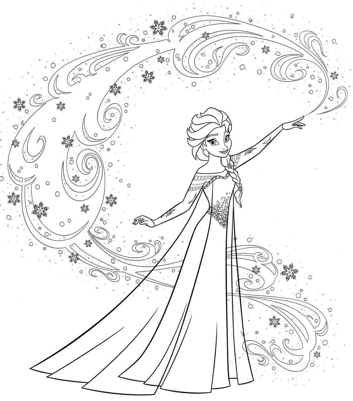 Elsa Coloring Pages   Best Coloring Pages for Girls