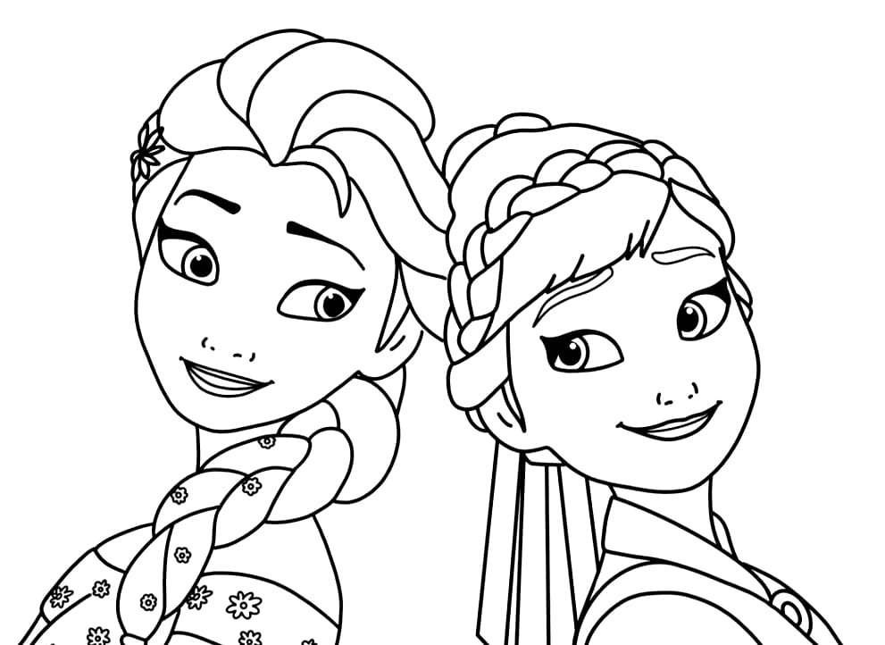 Elsa und Anna Frozen