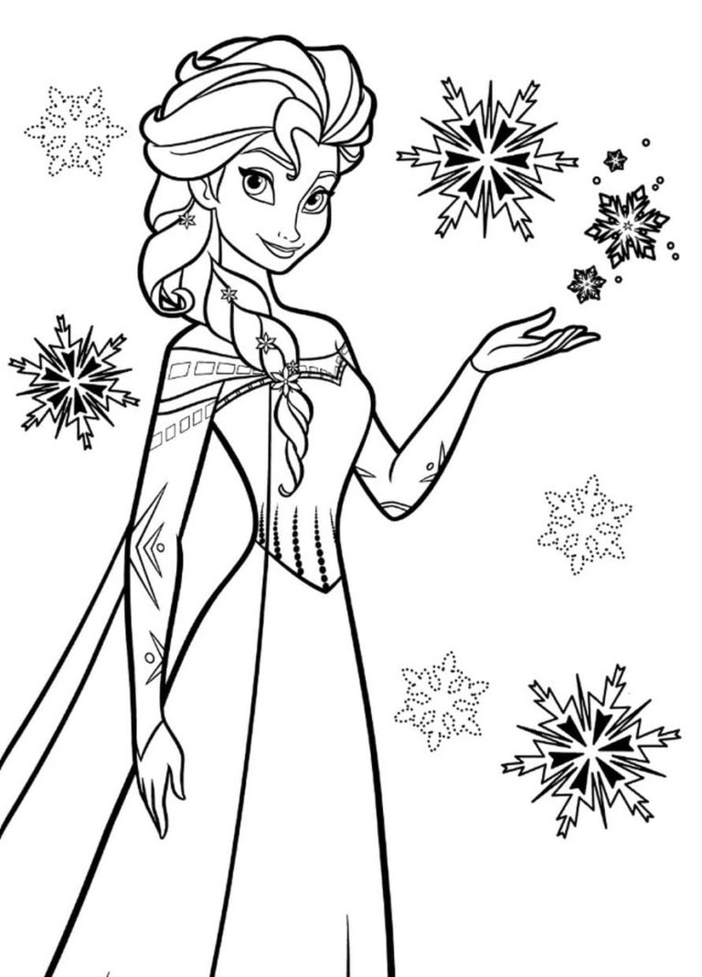 Elsa Coloring Pages | Best Coloring Pages for Girls