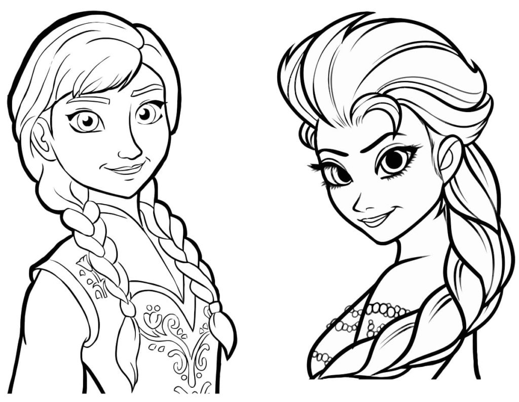 Sisters Anna and Elsa