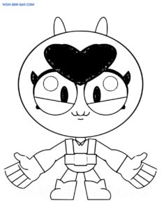 Eve Brawl Stars Coloring Pages | WONDER DAY — Coloring pages for ...