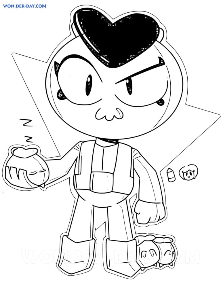 Eve Brawl Stars Coloring Pages | WONDER DAY — Coloring pages for ...