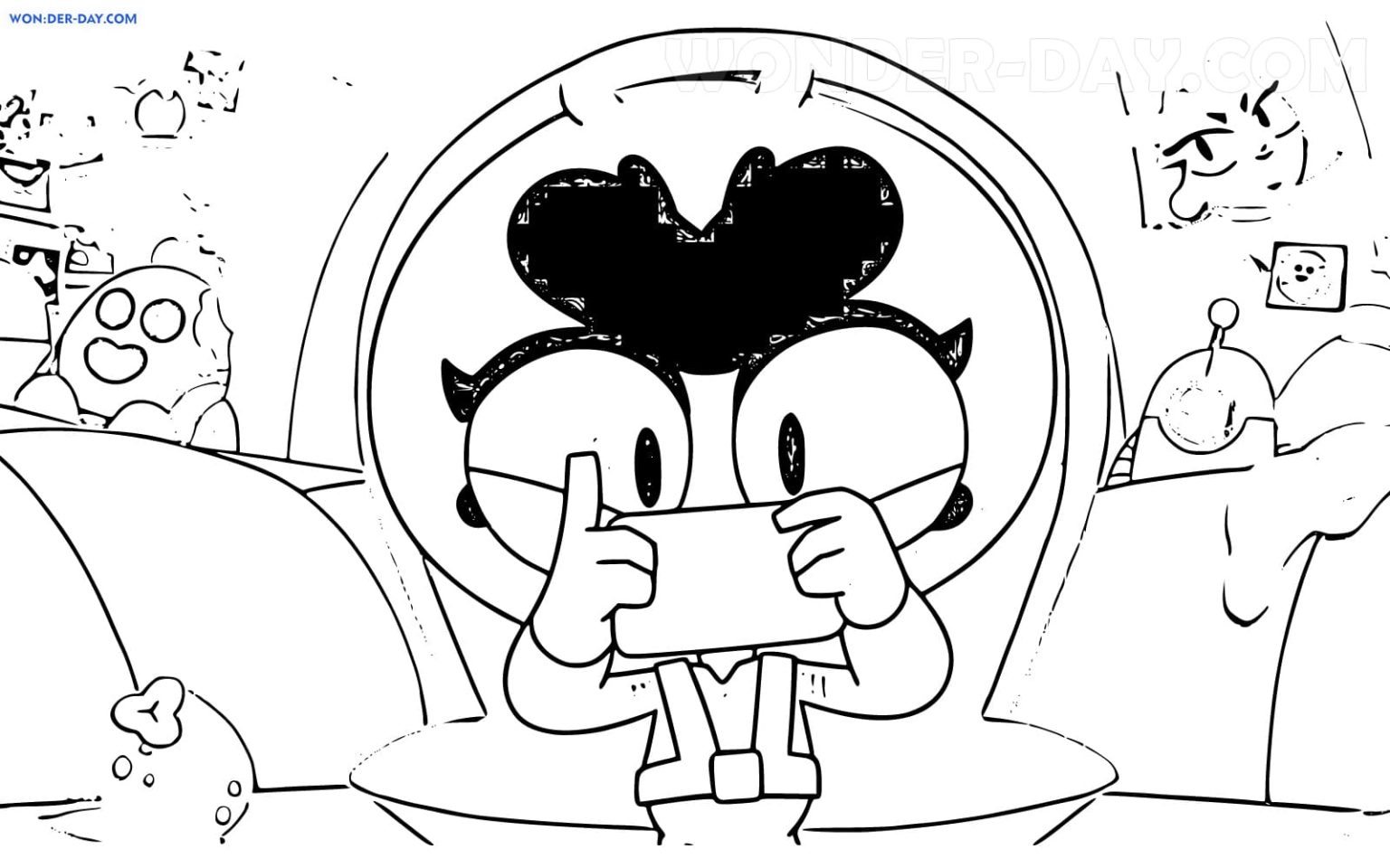 Eve Brawl Stars Coloring Pages | WONDER DAY — Coloring pages for ...