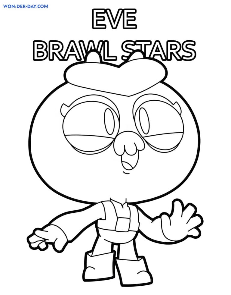 Eve Brawl Stars Coloring Pages WONDER DAY — Coloring pages for