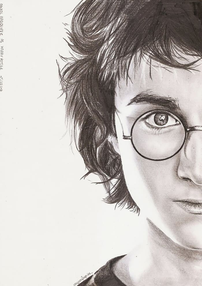 La faccia di Harry Potter