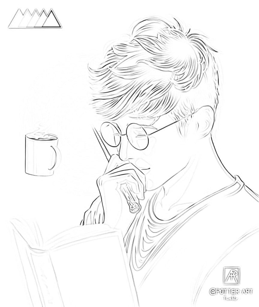 рисунок Гарри Поттера