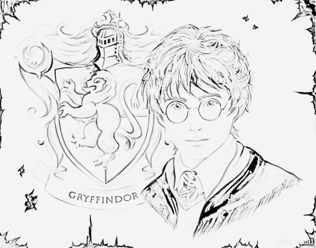 рисунок Гарри Поттера