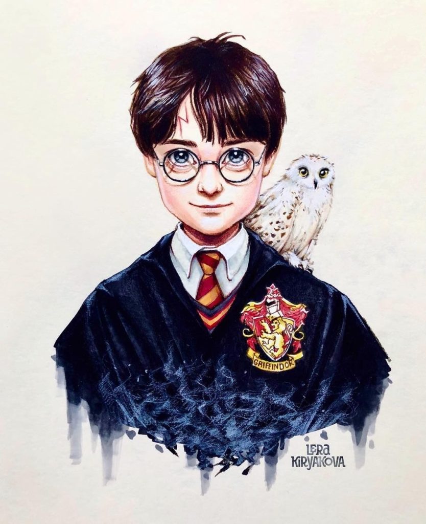 Harry Potter pencil drawing | — Coloring children and adults